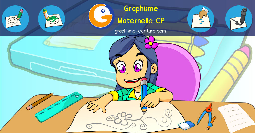 Graphisme Maternelle à imprimer gratuit - Fiches et Ateliers PS MS GS CP