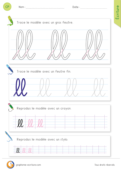 fiche-2-graphisme-ecriture-cp-ecrire-les-lettres-ll-minuscule-cursive