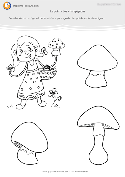  graphisme-petite-section-maternelle- le-point-les-champignons