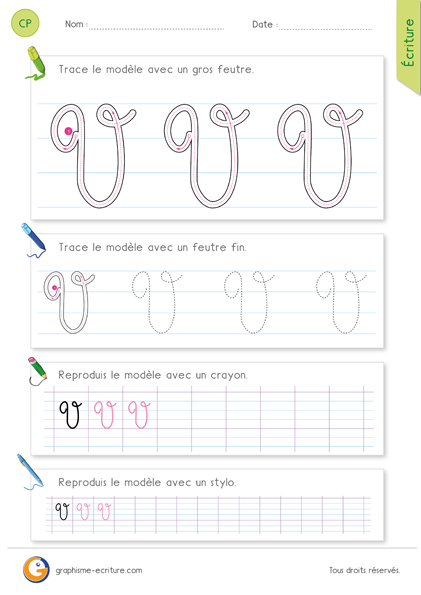 exercice-fiche-graphisme-écriture-cp-ce1-écrire-la-lettre-V-majuscule-en-cursive