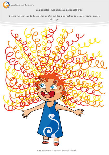 graphisme-maternelle-boucles-endroit-envers-cheveux-de-boucle-d-or