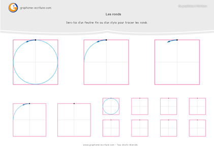Activité Graphisme GS Les ronds - PDF Fiche à plastifier