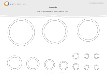 Activité Graphisme GS Les ronds - PDF Fiche à plastifier 3