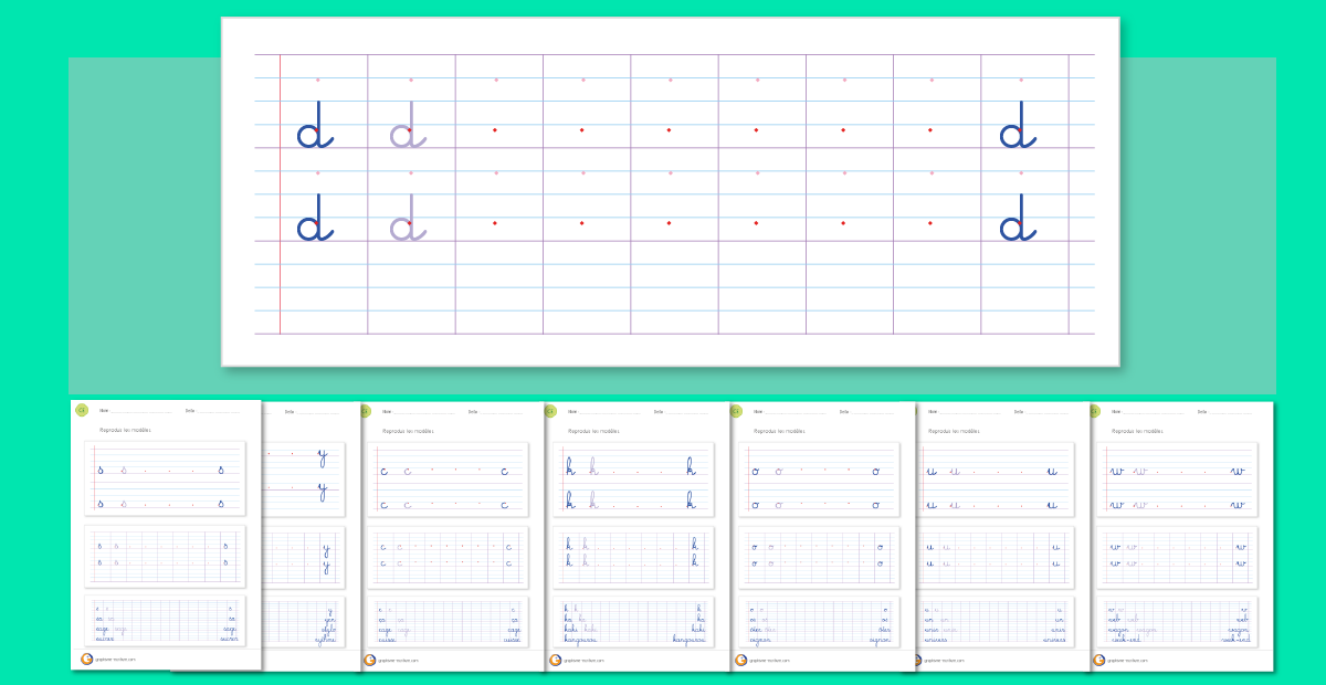 Exercices d'écriture Maternelle à imprimer, Cahier d'écriture maternelle  pdf