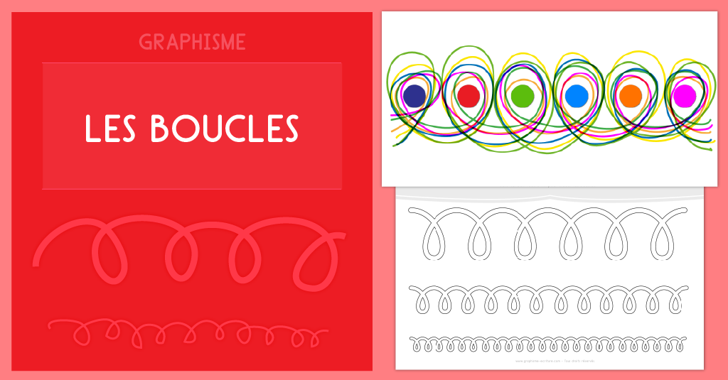 Graphisme Maternelle Les boucles à l’endroit et à l’envers