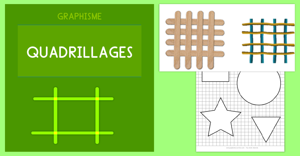 Graphisme Maternelle Le quadrillage - Exercice Maternelle