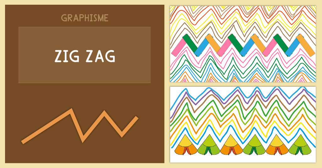 Graphisme Maternelle Les lignes brisées ou zigzag MS GS CP