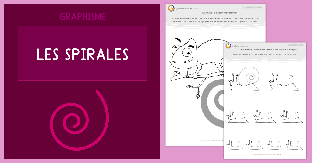 Graphisme Maternelle La spirale - Séquence graphisme Spirale